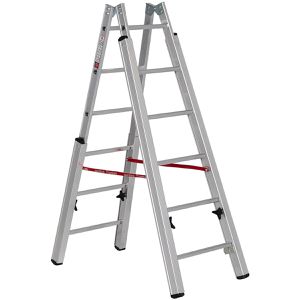 Produktbild für Stehleiter Euroline Nr. 30576, 3057606, beidseitig begehbar