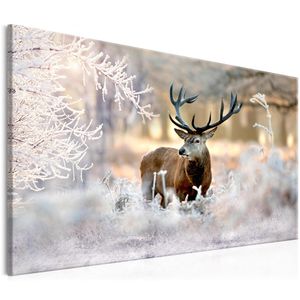 Produktbild für Wandbild Artgeist Hirsch im Winter