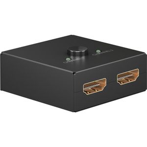 HDMI-Switch Goobay 2-Port Verteiler 58486, 4K UHD bei 60 Hz