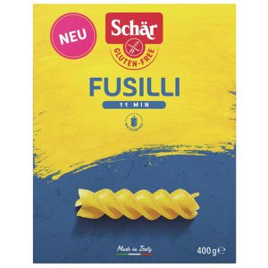 Schär Nudeln Fusilli, glutenfrei, Mais- und Reismehl, 400g