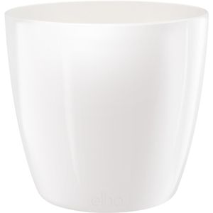 Produktbild für Übertopf elho Brussels Diamond, weiß, Ø 22 x 20 cm
