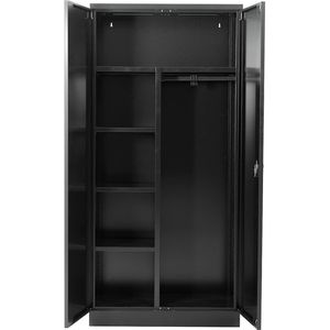 Produktbild für Mehrzweckschrank G-Office UNC.19/N, abschließbar, schwarz