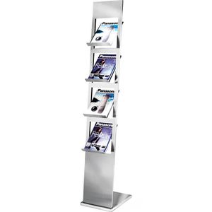 Produktbild für Prospekthalter Kerkmann 6333, Primus, silber