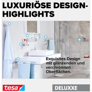 Produktbild für Toilettenpapierhalter Tesa Deluxxe, verchromt