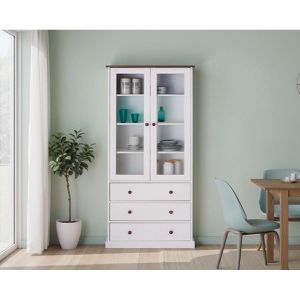 Produktbild für Küchenschrank Inter-Link Westerland, weiß, 90 x 198 cm