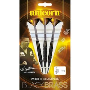 Produktbild für Dartpfeile Unicorn Black Brass Gary Anderson