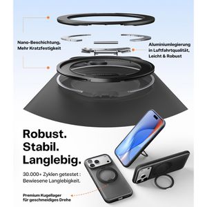 Produktbild für Handyhülle Torras Ostand R Fitness Series, MagSafe, schwarz
