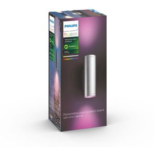 Produktbild für Wandleuchte Philips-Hue Appear aus Edelstahl, für außen (IP44)
