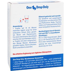 Produktbild für Mundspülung One-Drop-Only Mundwasser Konzentrat