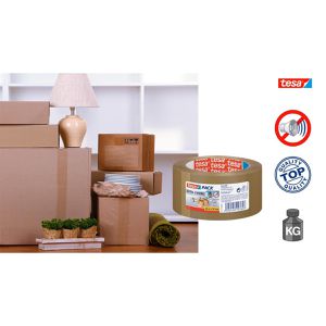 Produktbild für Packband Tesa 51124 Ultra Strong, PVC, braun