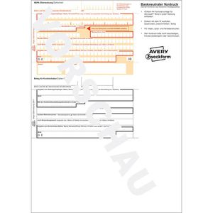 Produktbild für Bankformulare Zweckform 2817-200, SEPA-Überweisung