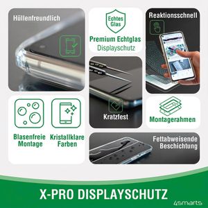Produktbild für Displayschutzfolie 4smarts Second Glass X-Pro Clear