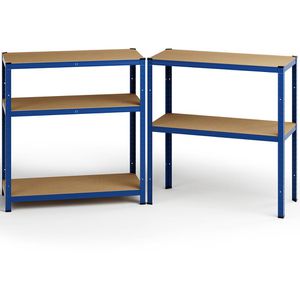 Produktbild für Schwerlastregal Monzana 106178-1, 5 Holzböden