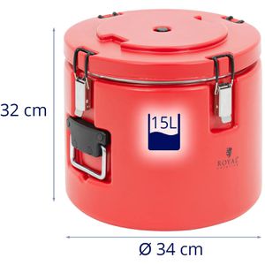 Produktbild für Thermobehälter Royal-Catering RC-TT-2, Edelstahl / Kunssttoff