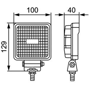 Produktbild für Zusatzscheinwerfer Hella ValueFit S800, 12 V / 24 V, LED