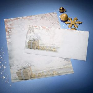Produktbild für Weihnachtsbriefpapier Sigel DP135, Christmas Surprise