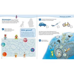 Produktbild für Spielbuch WAS-IST-WAS Junior, Mitmach-Heft Weltraum