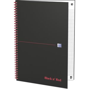 Produktbild für Collegeblock Oxford 400047652, Black n Red, A5