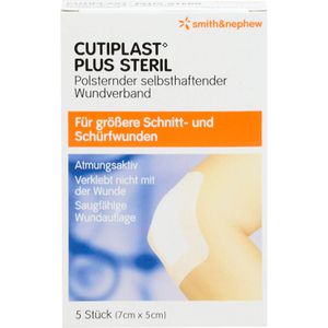 Produktbild für Pflaster Smith&amp;Nephew CUTIPLAST PLUS, 5 Strips