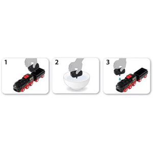 Produktbild für Spielzeugeisenbahn BRIO 33884 Batterie-Dampflok