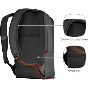 Produktbild für Laptop-Rucksack Wenger City Upgrade, 606489, grau