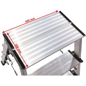 Produktbild für Klapptritt Krause Treppo, 126047, aus Aluminium