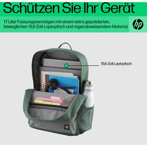 Produktbild für Laptop-Rucksack HP Campus 7K0E4AA, grün