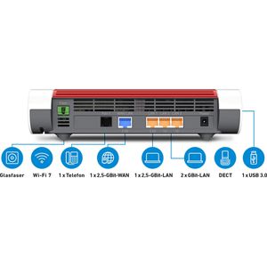 Produktbild für WLAN-Router AVM FRITZ!Box 5690, 20003096, Glasfaser