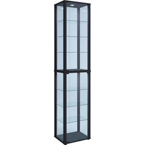 Produktbild für Glasvitrine VCM Kavisa XL, stehend