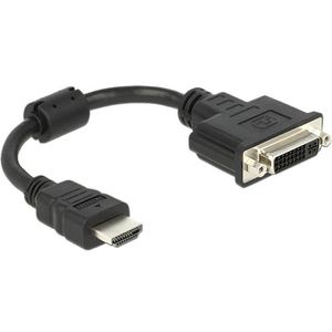 DVI-Kabel DeLock 65327, HDMI DVI-D, 0,2 m