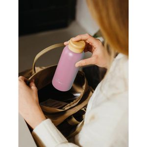 Produktbild für Thermosflasche waterdrop Steel, Pink, Edelstahl