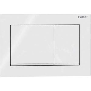 Produktbild für Betätigungsplatte Geberit Omega20, aus Kunststoff, für WC