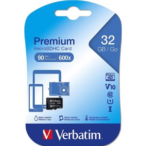 Produktbild für Micro-SD-Karte Verbatim Premium, 44083, 32GB