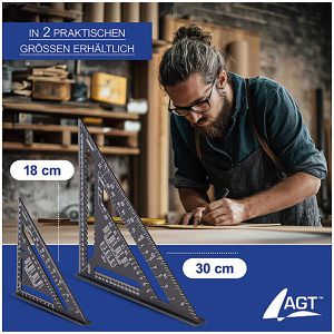 Produktbild für Winkeldreieck Böttcher-AG aus Aluminium, Set