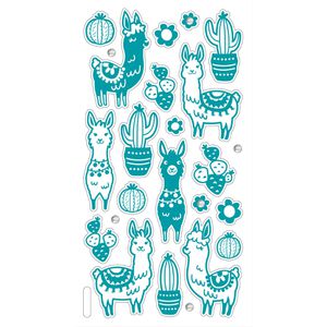 Produktbild für Sticker Folia 19603 Metallic-Sticker Alpaca