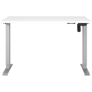 Produktbild für Schreibtisch Germania Profi 3.0, 8022-639, weiß / silber