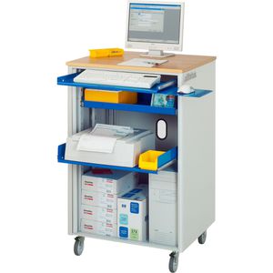 Computerschrank Rau adlatus Modell 2050, lichtgrau