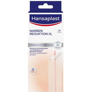 Produktbild für Narbenpflaster Hansaplast Narben Reduktion XL, 21 Strips