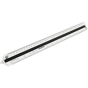 Produktbild für Dreikantmaßstab Rumold 150/1/30 Kunststoff, 30cm