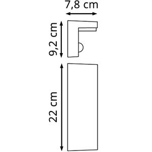 Produktbild für Wandleuchte Philips Bustan, aus Aluminium, für außen (IP44)