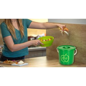Produktbild für Mülleimer Kigima MMI001201 Komposteimer, grün