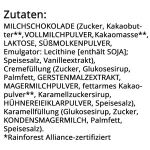Produktbild für Schokoriegel Gut&amp;Günstig Mini Caramel
