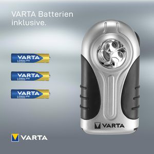 Produktbild für Taschenlampe Varta Silver Light, LED, mit Batterie