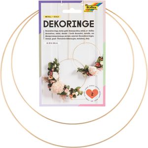 Metallring Folia 24202, gold