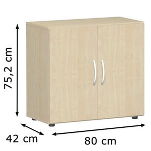 Produktbild für Aktenschrank Geramöbel Flex, aus Holz