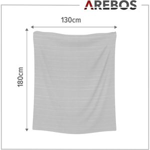 Produktbild für Heizdecke Arebos 105392, bordeaux