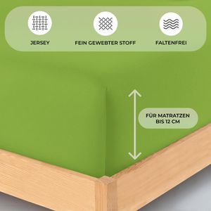 Produktbild für Spannbettlaken Buymax Jersey, 200 x 200 cm