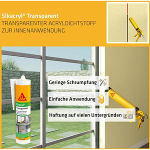 Produktbild für Maleracryl Sika Sikacryl Transparent