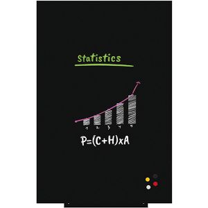 Produktbild für Kreidetafel Rocada Skinliquid, schwarz, magnetisch