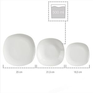 Produktbild für Tafelservice Sänger Bilgola 215410, Porzellan weiß